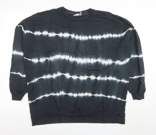 Womens UK Size 10 ASOS Black Pullover Sweatshirt