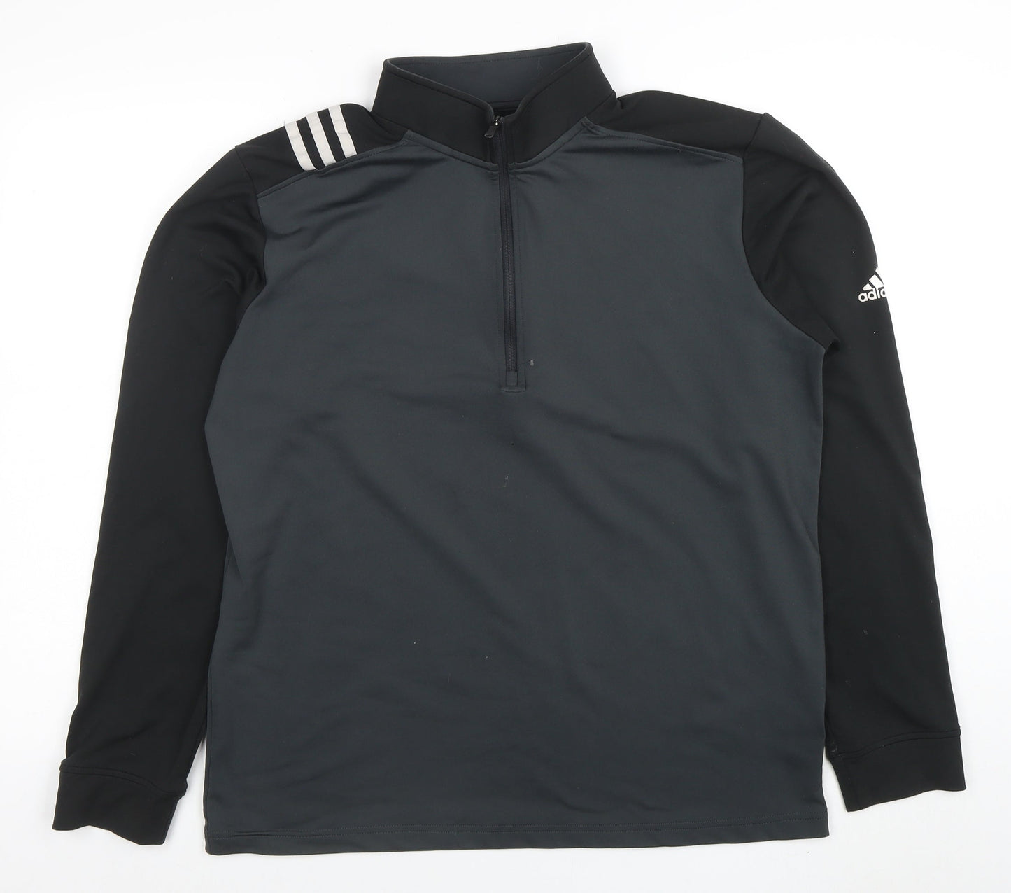 Mens UK Size M adidas Black FootballGym & TrainingRunning & Jogging T-Shirt
