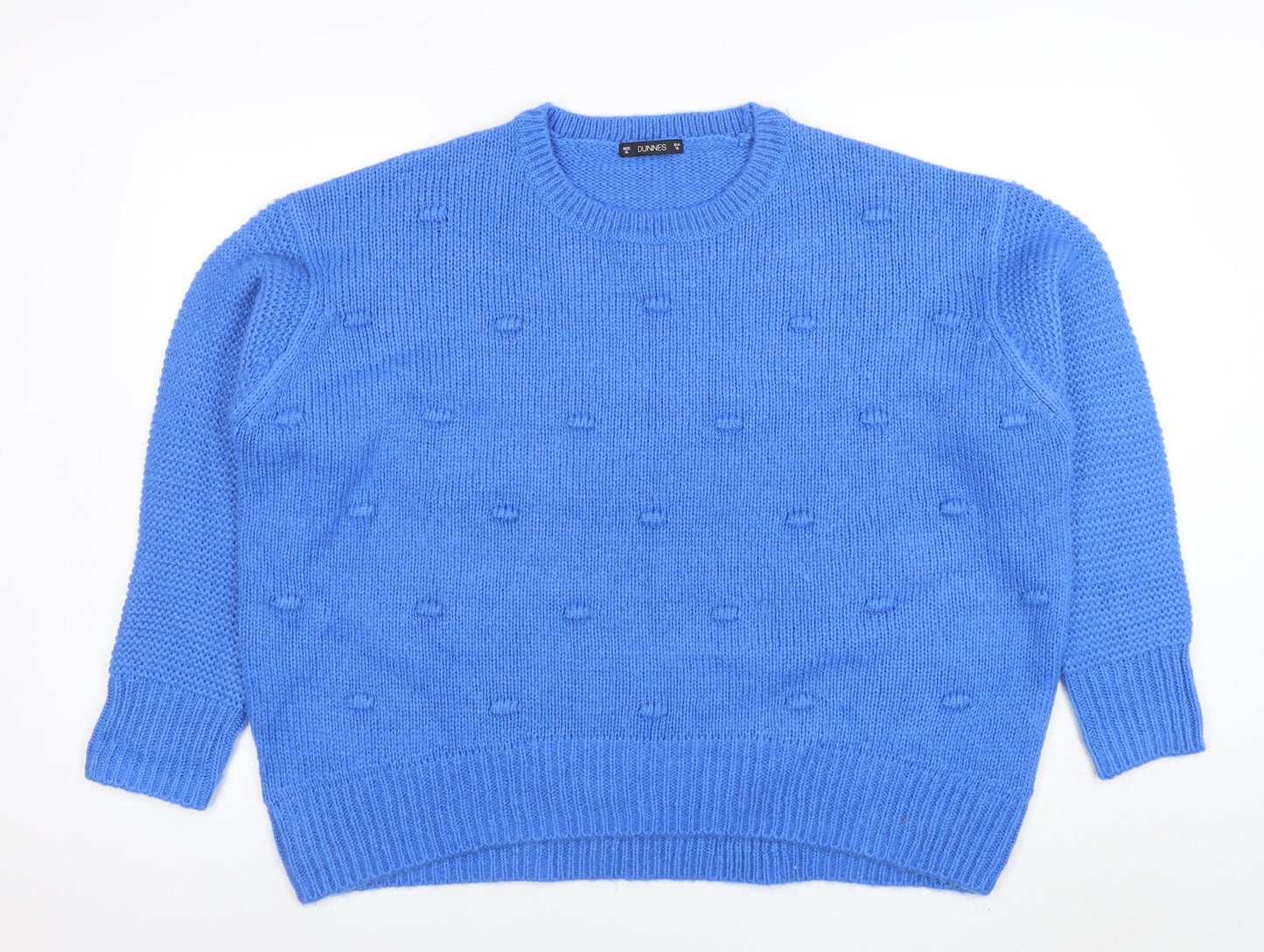 Womens UK Size XL Dunnes Blue Pullover Jumper