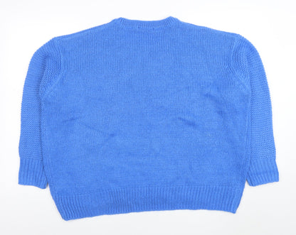 Womens UK Size XL Dunnes Blue Pullover Jumper