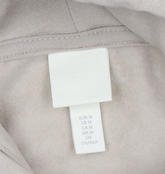 Womens UK Size 12 H&M Beige Pullover Hoodie