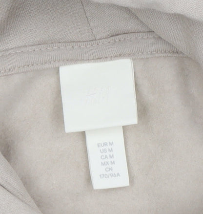 Womens UK Size 12 H&M Beige Pullover Hoodie
