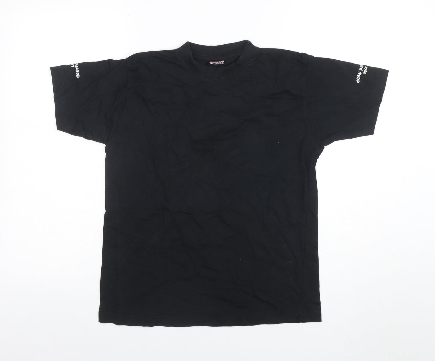 Boys UK Size 14-15 Years Cilque Black Basic T-Shirt