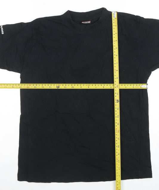 Boys UK Size 14-15 Years Cilque Black Basic T-Shirt