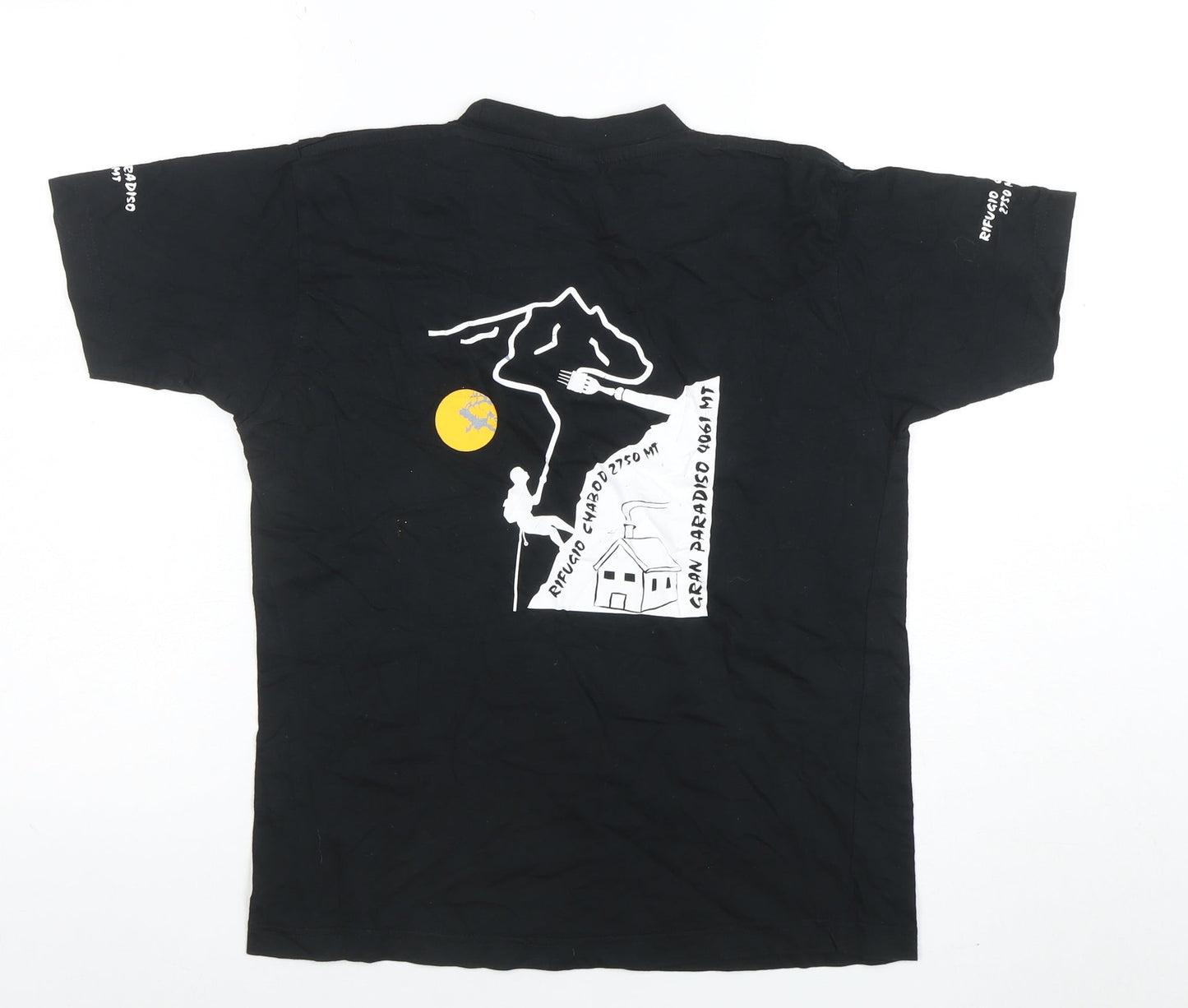 Boys UK Size 14-15 Years Cilque Black Basic T-Shirt