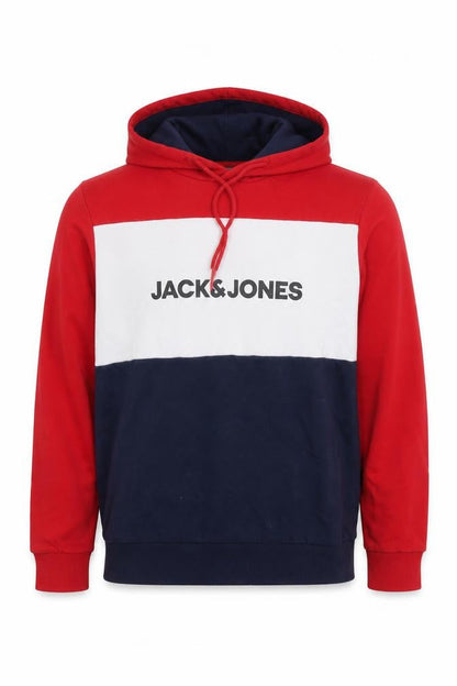 Mens UK Size M JACK & JONES Multicoloured Pullover Hoodie