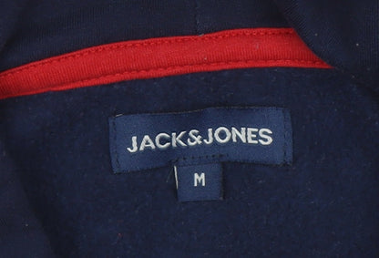 Mens UK Size M JACK & JONES Multicoloured Pullover Hoodie