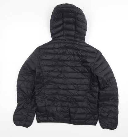Girls UK Size 14 Years Surfanic Black Puffer Jacket
