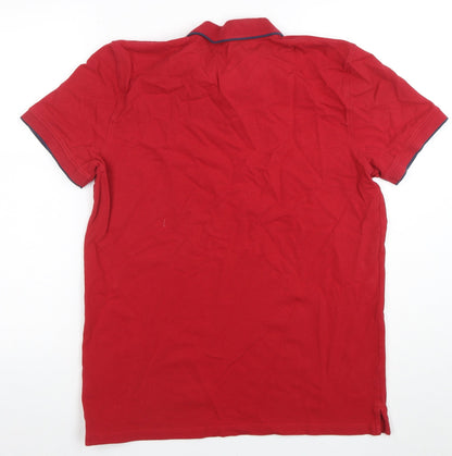 Mens UK Size L Wrangler 100% Cotton Polo Shirt