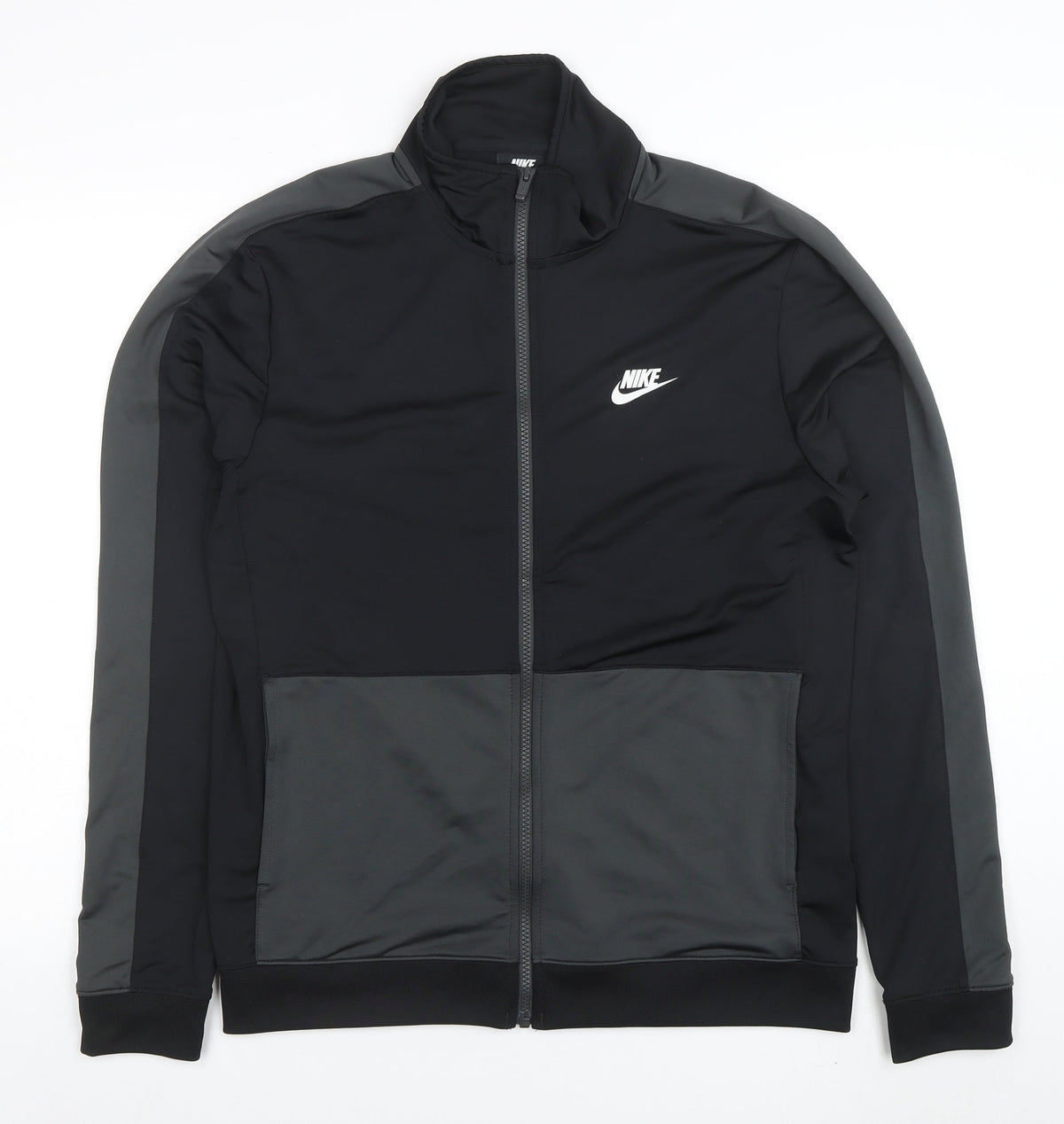 Mens UK Size M Nike Black Full Zip Sweatshirt