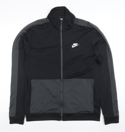 Mens UK Size M Nike Black Full Zip Sweatshirt