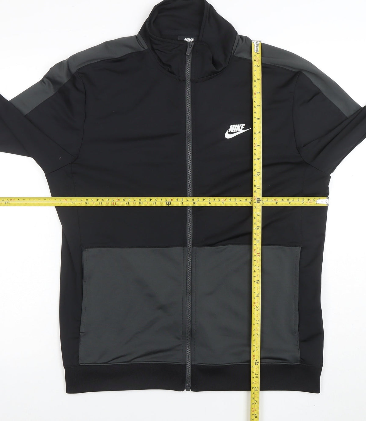 Mens UK Size M Nike Black Full Zip Sweatshirt