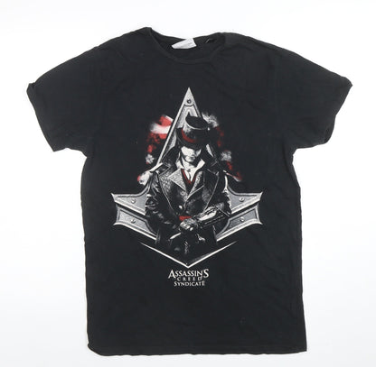 Mens UK Size S Assassin's Creed Black  T-Shirt