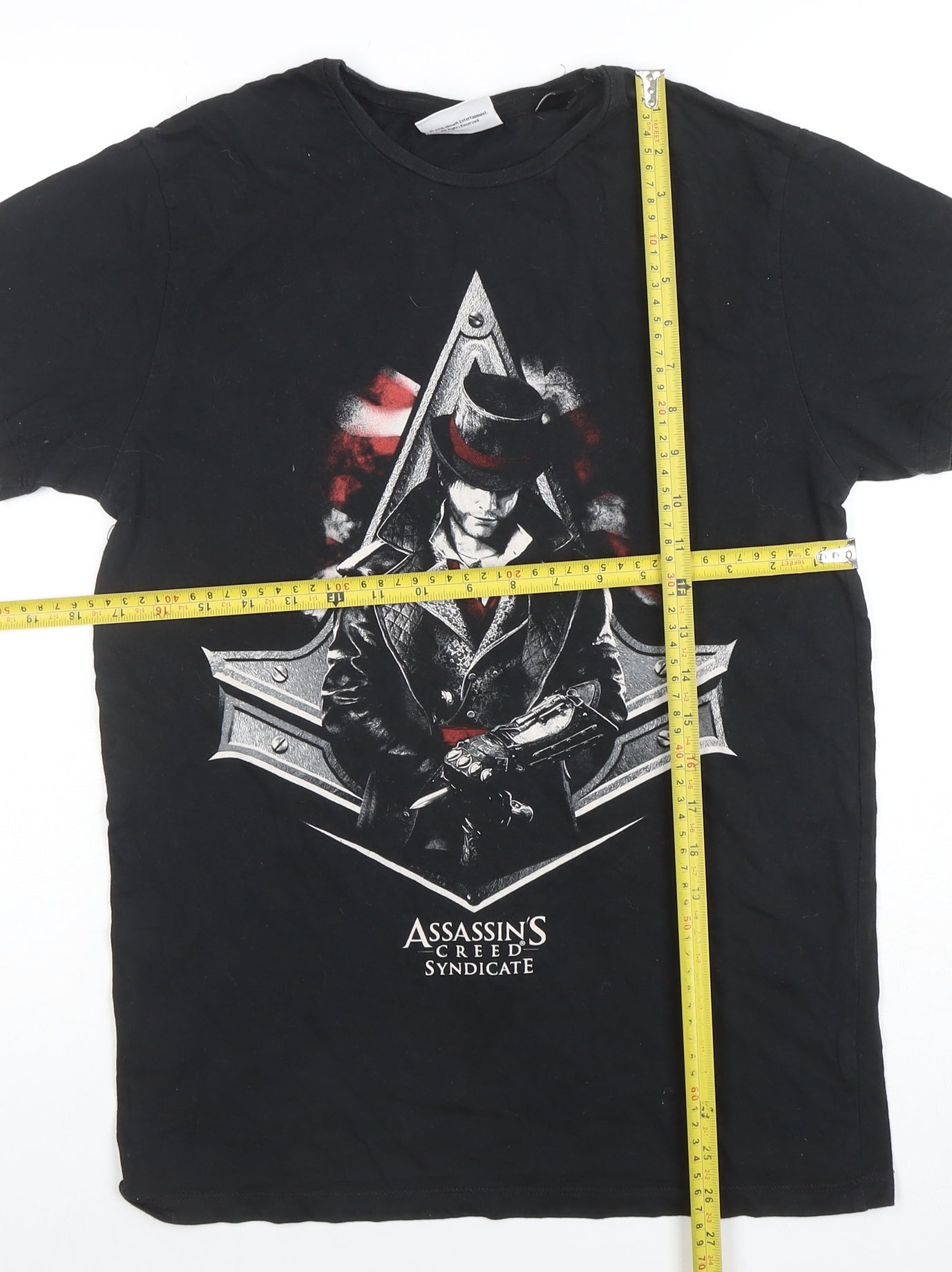 Mens UK Size S Assassin's Creed Black  T-Shirt