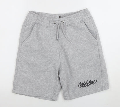 Mossimo Men's Grey Sweat Shorts M Elastic Waist Casual