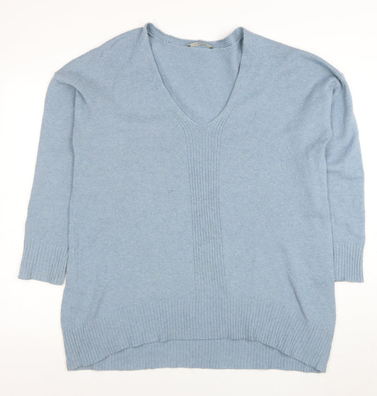 Womens UK Size L Oasis Blue Pullover Jumper