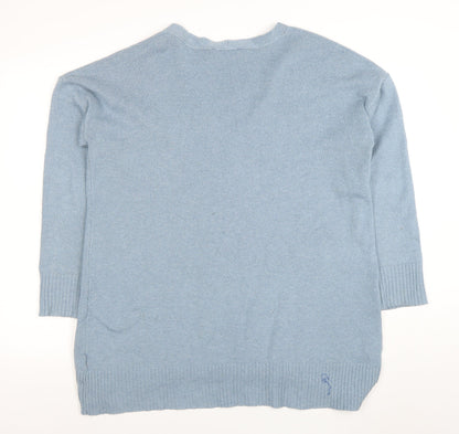 Womens UK Size L Oasis Blue Pullover Jumper