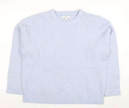 Womens UK Size L Marks and Spencer Blue Pullover Jumper