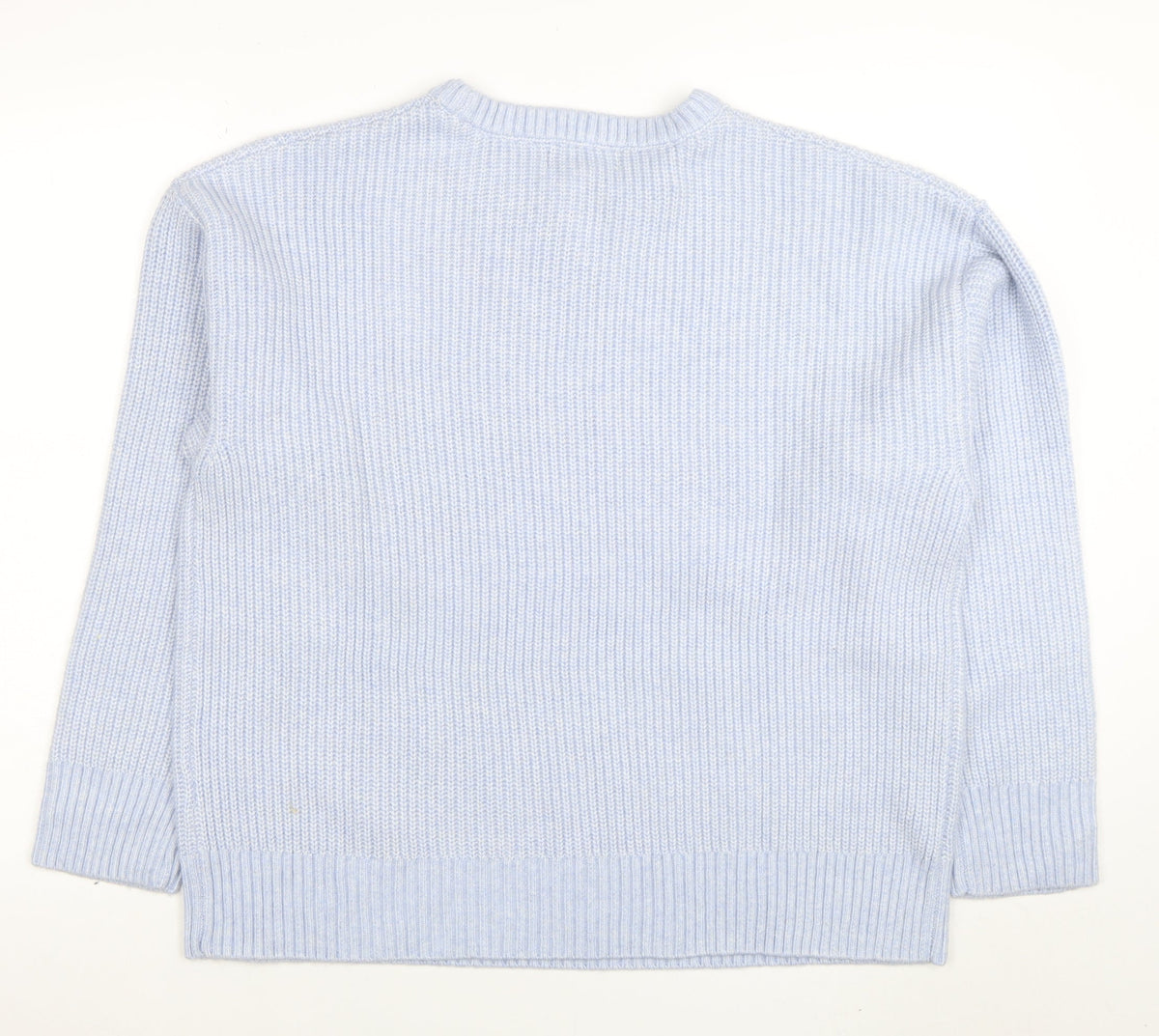 Womens UK Size L Marks and Spencer Blue Pullover Jumper