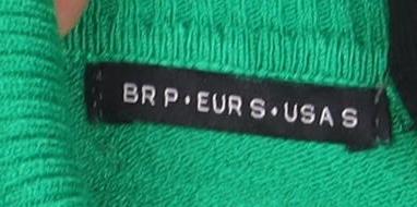 Womens UK Size M BR Green Pullover Jumper