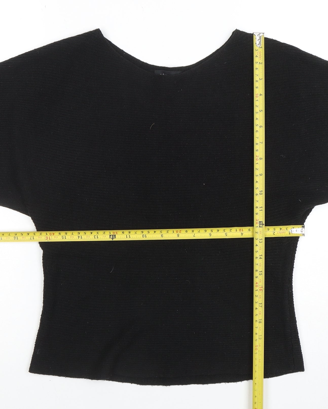 Womens UK Size S New Look Black Pullover Jumper