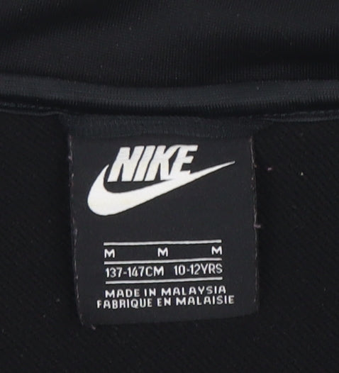 Boys UK Size 10-12 Years Nike Black Full Zip Hoodie