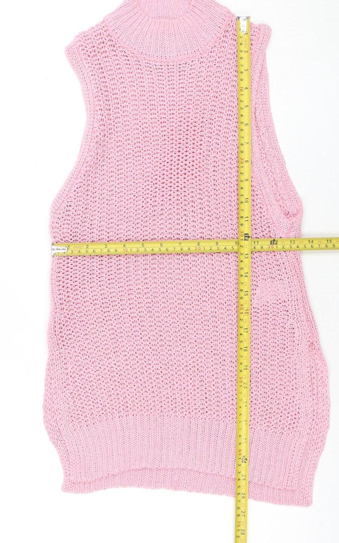 Womens UK Size XS FOREVER 21 Pink Pullover Jumper