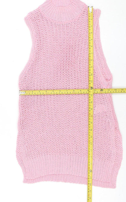 Womens UK Size XS FOREVER 21 Pink Pullover Jumper