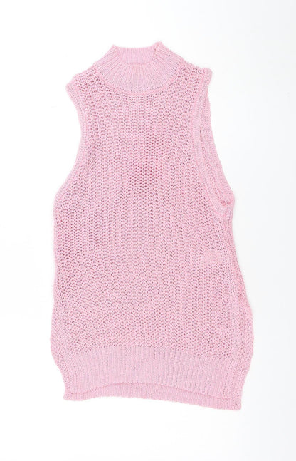 Womens UK Size XS FOREVER 21 Pink Pullover Jumper