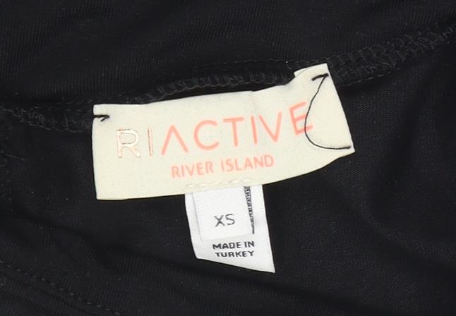 Womens UK Size XS River Island Slim Fit Leggings Black Leggings