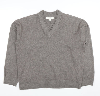 Womens UK Size M Marks and Spencer Beige Pullover Jumper