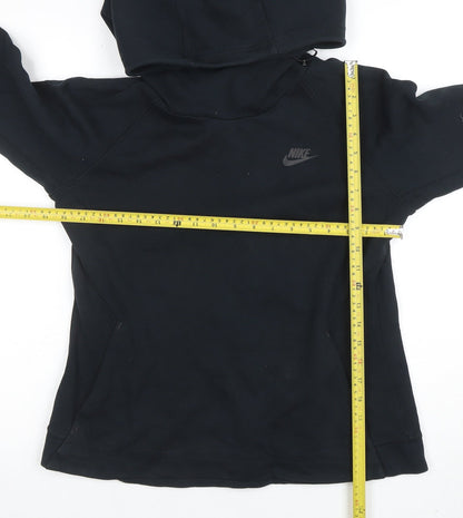Womens UK Size L Nike Black Pullover Hoodie