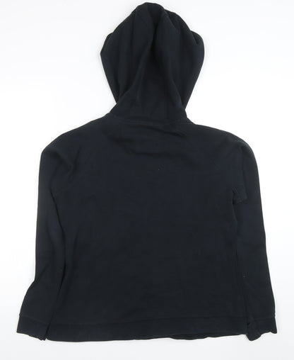 Womens UK Size L Nike Black Pullover Hoodie