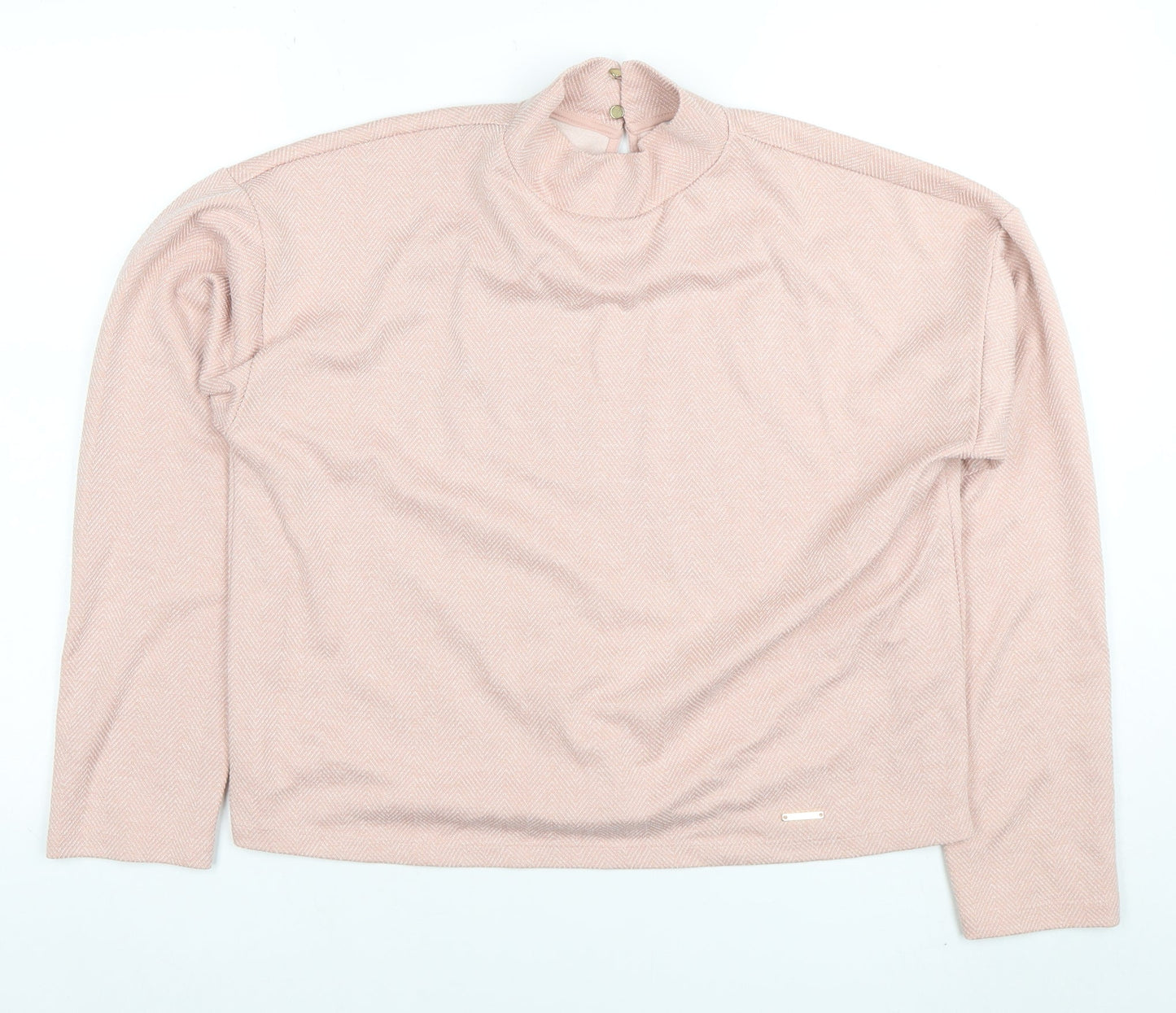 Womens UK Size S River Island Pink Basic Blouse