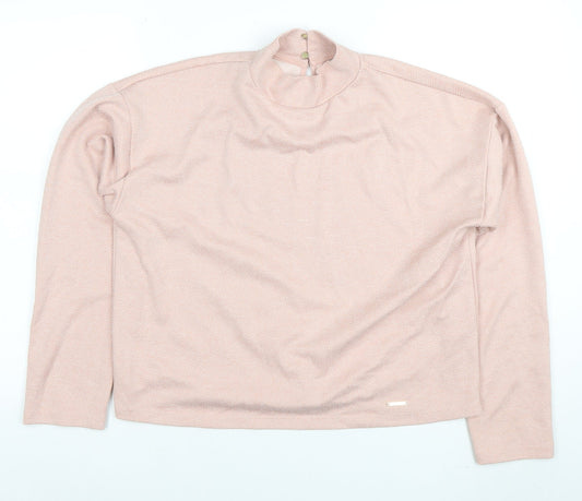 Womens UK Size S River Island Pink Basic Blouse