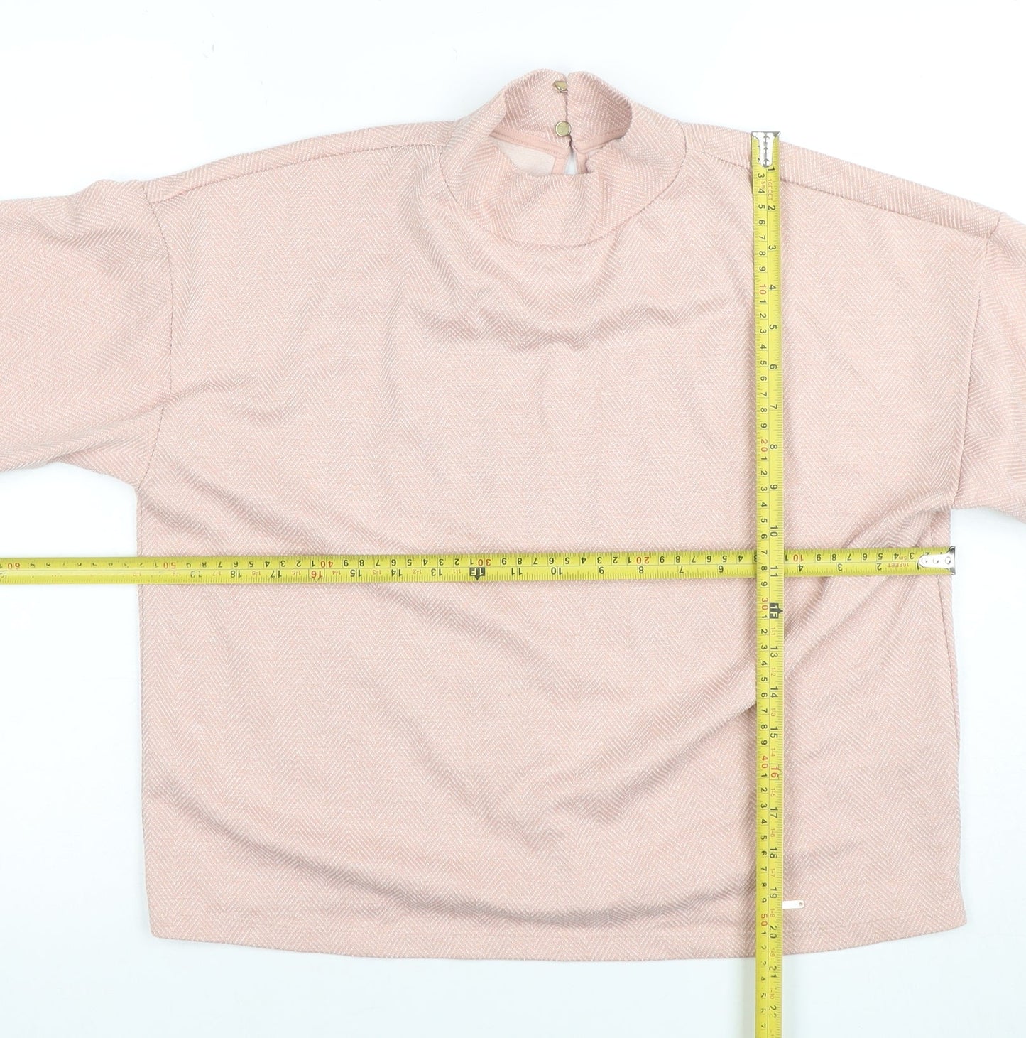 Womens UK Size S River Island Pink Basic Blouse