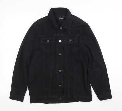 Womens UK Size 6 Boohoo Black Basic Jacket