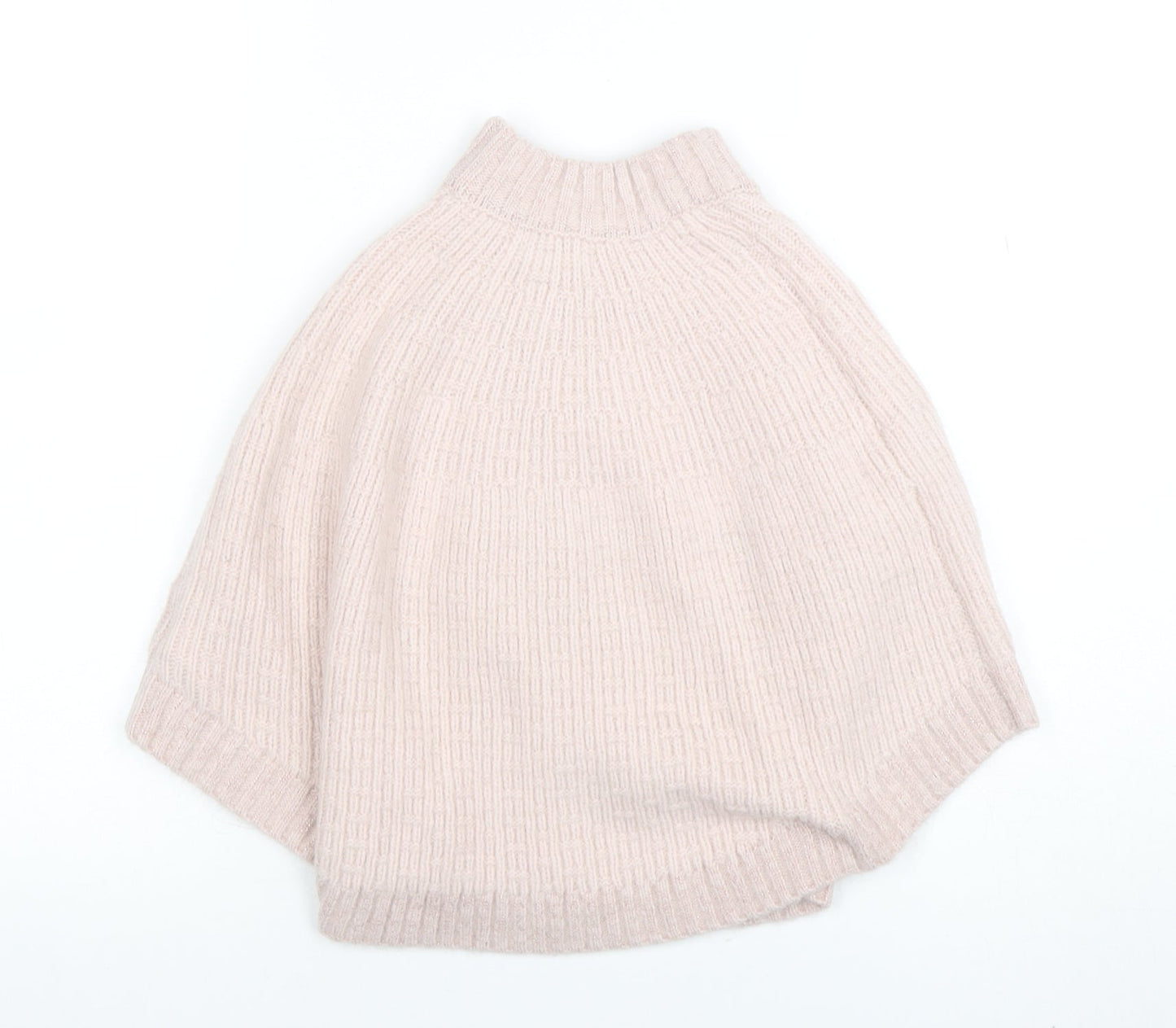 Girls UK Size 4-5 Years Mille Baby Beige Cape Jumper