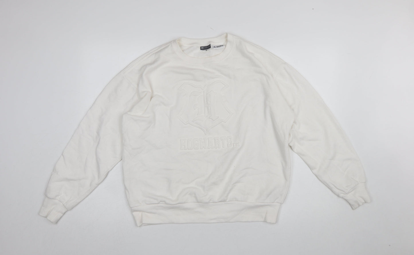 Womens UK Size M Beloved White Pullover Sweatshirt