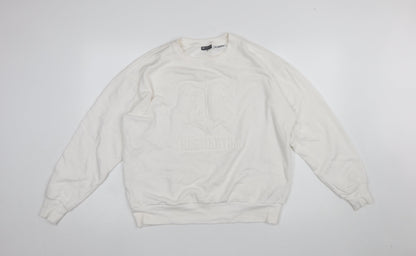 Womens UK Size M Beloved White Pullover Sweatshirt