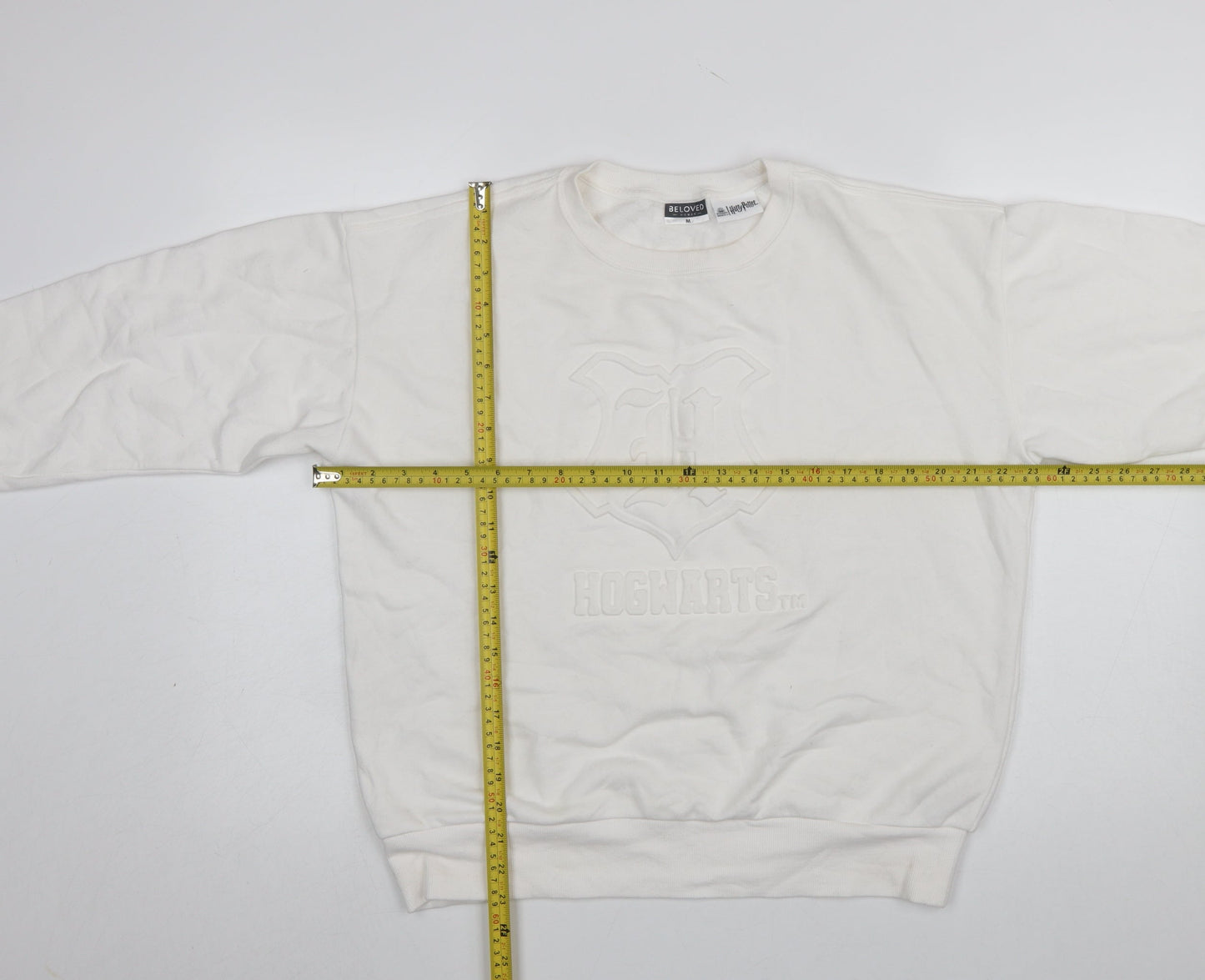 Womens UK Size M Beloved White Pullover Sweatshirt