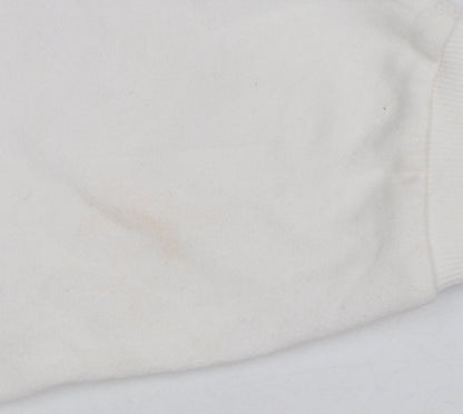 Womens UK Size M Beloved White Pullover Sweatshirt