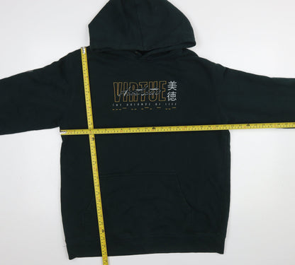 Mens UK Size L AS Colour Black Pullover Hoodie