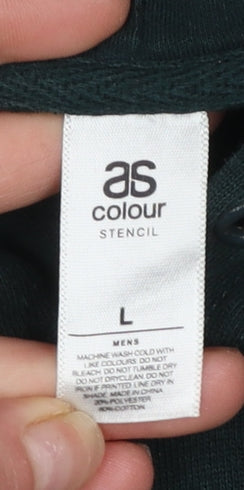 Mens UK Size L AS Colour Black Pullover Hoodie