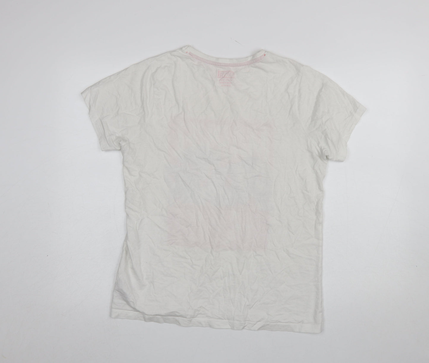 Boys UK Size 14-15 Years Marvel White Basic T-Shirt