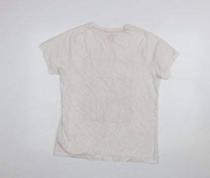 Boys UK Size 14-15 Years Marvel White Basic T-Shirt
