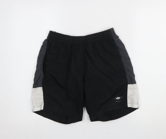 Umbro Men's Black Athletic Football Shorts Size S Quick Dry