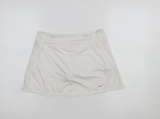 Nike Girls White Dri-FIT Athletic Skort XL Activewear Tennis Sports