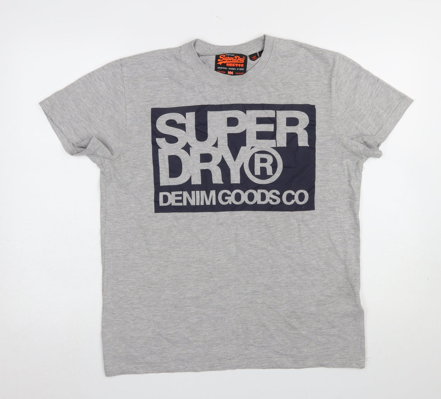 Mens UK Size XL Superdry Grey  T-Shirt