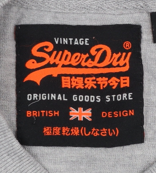 Mens UK Size XL Superdry Grey  T-Shirt